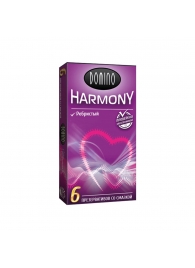 Презервативы с рёбрышками Domino Harmony - 6 шт. - Domino - купить с доставкой в Новороссийске