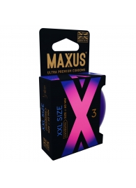 Презервативы Maxus XXL увеличенного размера - 3 шт. - Maxus - купить с доставкой в Новороссийске