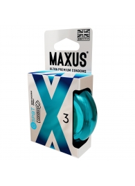 Презервативы Maxus G spot с двойной спиралью - 3 шт. - Maxus - купить с доставкой в Новороссийске