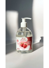 Лубрикант на водной основе Love Protection Raspberry с ароматом малины - 300 мл. - Lola Games - купить с доставкой в Новороссийске