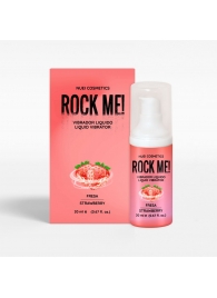 Жидкий вибратор Nuei Rock Me! с ароматом клубники - 20 мл. - Nuei cosmetics - купить с доставкой в Новороссийске