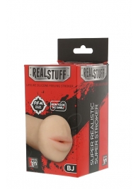 Нежный мастурбатор-ротик REALSTUFF 5INCH MASTURBATOR BJ - Dream Toys - в Новороссийске купить с доставкой