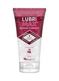 Интимный гель-смазка на водной основе Lubrimax Magic Cherry - 75 мл. - ИнтелБИО - купить с доставкой в Новороссийске