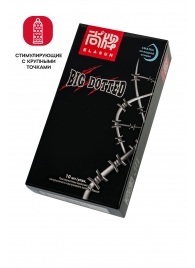 Презервативы с точками Elasun Big Dotted - 10 шт. - Elasun - купить с доставкой в Новороссийске
