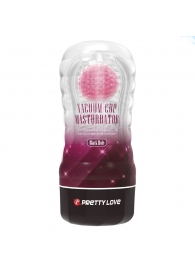 Прозрачный текстурированный мастурбатор Vacuum Cup Masturbator Black Hole - Baile - в Новороссийске купить с доставкой