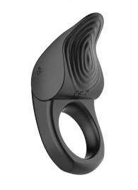 Черное эрекционное виброкольцо Vibro Lust Ring - MALESATION - в Новороссийске купить с доставкой