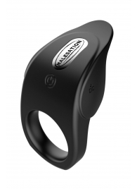 Черное эрекционное виброкольцо Vibro Lust Ring - MALESATION - в Новороссийске купить с доставкой