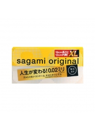 Презервативы увеличенного размера Sagami Original 0.02 XL-size - 12 шт. - Sagami - купить с доставкой в Новороссийске