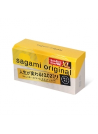 Презервативы увеличенного размера Sagami Original 0.02 XL-size - 12 шт. - Sagami - купить с доставкой в Новороссийске