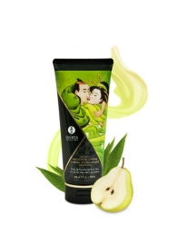 Массажный крем для тела с ароматом груши и зелёного чая Pear   Exotic Green Tea - 200 мл. - Shunga - купить с доставкой в Новороссийске