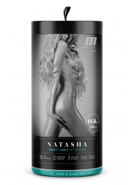 Мастурбатор-вагина с вибрацией Soft   Wet Natasha Realistic Beige Masturbator - Blush Novelties - в Новороссийске купить с доставкой