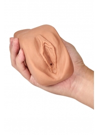 Маструбатор-вагина с вибрацией Soft   Wet Renata Realistic Tan Masturbator - Blush Novelties - в Новороссийске купить с доставкой