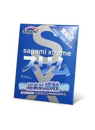 Презерватив Sagami Xtreme FEEL FIT 3D - 1 шт. - Sagami - купить с доставкой в Новороссийске