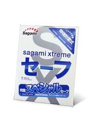 Презерватив Sagami Xtreme Ultrasafe с двойным количеством смазки - 1 шт. - Sagami - купить с доставкой в Новороссийске