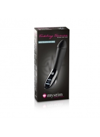 Вибратор с электростимуляцией Tickling Truman Black Edition - 27 см. - MyStim - купить с доставкой в Новороссийске