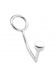 Кольцо на пенис с анальным стимулятором Stainless Steel Anal Hook   Cock Ring - BlueLine - в Новороссийске купить с доставкой