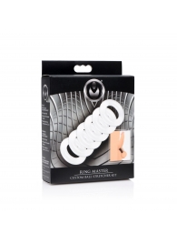 Комплект из 6 прозрачных эрекционных колец Ring Master Custom Ball Stretcher Kit - XR Brands - в Новороссийске купить с доставкой