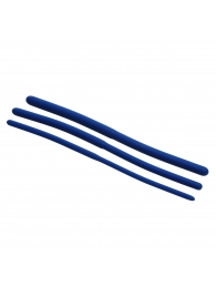 Набор из 3 синих силиконовых уретральных расширителей Invasion Silicone Urethral Sound Trainer Set - XR Brands - купить с доставкой в Новороссийске