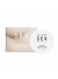 Массажная свеча для всего тела Slow Sex - 50 гр. - Bijoux Indiscrets - купить с доставкой в Новороссийске