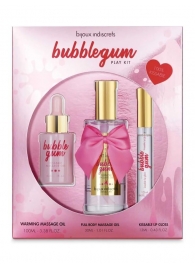Набор средств для массажа и ласк Bubblegum Play Kit - Bijoux Indiscrets - купить с доставкой в Новороссийске