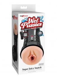 Мастурбатор-вагина в колбе Super Juicy Snatch - Pipedream - в Новороссийске купить с доставкой