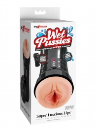 Мастурбатор-вагина в колбе Super Luscious Lips - Pipedream - в Новороссийске купить с доставкой