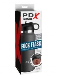 Смуглый мастурбатор-вагина в корпусе-бутылке F*ck Flask - Pipedream - в Новороссийске купить с доставкой