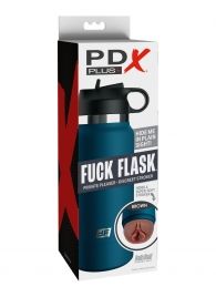 Смуглый мастурбатор-вагина в синей колбе F*ck Flask - Pipedream - в Новороссийске купить с доставкой