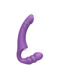 Фиолетовый безремневой страпон Straples Strap-On Dildo - Erokay - купить с доставкой в Новороссийске