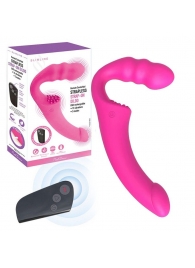 Розовый безремневой страпон Straples Strap-On Dildo - Erokay - купить с доставкой в Новороссийске