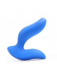 Синий вибромассажер простаты 3,5’’ Curve P-spot Massager - 12 см. - Erokay - в Новороссийске купить с доставкой