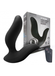 Черный вибромассажер простаты 3,5’’ Remote Control Curve P-spot Massager - 12 см. - Erokay - в Новороссийске купить с доставкой