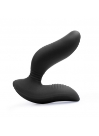 Черный вибромассажер простаты 3,5’’ Curve P-spot Massager - 12 см. - Erokay - в Новороссийске купить с доставкой