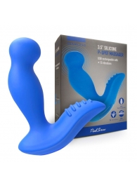 Синий вибромассажер простаты 3,5’’ P-spot Massager - 12,5 см. - Erokay - в Новороссийске купить с доставкой