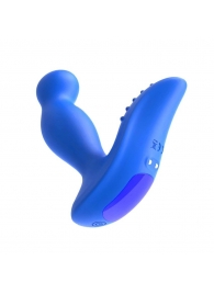 Синий вибромассажер простаты 3,5’’ Remote Control P-spot Massager - 12,5 см. - Erokay - в Новороссийске купить с доставкой