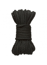 Черная верёвка для связывания и фиксации Bind Tie - 9,14 м. - Doc Johnson - купить с доставкой в Новороссийске