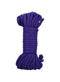 Фиолетовая верёвка для связывания и фиксации Bind Tie - 9,14 м. - Doc Johnson - купить с доставкой в Новороссийске