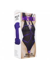 Фиолетовая верёвка для связывания и фиксации Bind Tie - 15,24 м. - Doc Johnson - купить с доставкой в Новороссийске