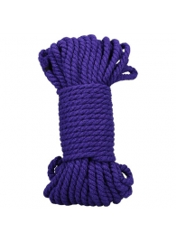 Фиолетовая верёвка для связывания и фиксации Bind Tie - 15,24 м. - Doc Johnson - купить с доставкой в Новороссийске