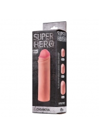 Фаллоудлинитель SUPER HERO Casanova - 18 см. - Lola Games - в Новороссийске купить с доставкой