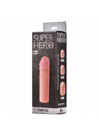 Фаллоудлинитель SUPER HERO Tempter - 16 см. - Lola Games - в Новороссийске купить с доставкой
