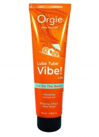Гель с эффектом вибрации Lube Tube Vibe Low Sex On The Beach - 100 мл. - ORGIE - купить с доставкой в Новороссийске