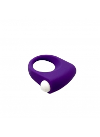 Фиолетовое эрекционное кольцо Puggle Vibrating Ring with Bullet - Adrien Lastic - в Новороссийске купить с доставкой