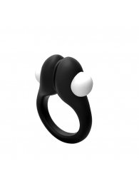 Черное эрекционное кольцо Zippy Vibrating Ring With Bullet - Adrien Lastic - в Новороссийске купить с доставкой