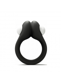 Черное эрекционное кольцо Zippy Vibrating Ring With Bullet - Adrien Lastic - в Новороссийске купить с доставкой