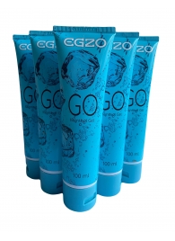 Набор из 5 пролонгирующих лубрикантов на водной основе Egzo Go (по 100 мл.) - EGZO - купить с доставкой в Новороссийске
