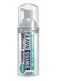 Очищающая пенка для игрушек и тела Toy   Body Cleaner Foamer - 47 мл. - Swiss navy - купить с доставкой в Новороссийске