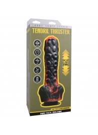 Черно-красная мини-машина на присоске Tendril Thruster - 21,6 см. - Doc Johnson - купить с доставкой в Новороссийске