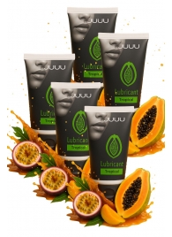 Набор из 5 съедобных лубрикантов JUJU со вкусом тропических фруктов - JuJu - купить с доставкой в Новороссийске