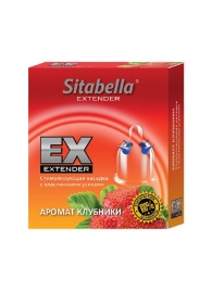 Стимулирующая насадка Sitabella Extender  Клубника - Sitabella - купить с доставкой в Новороссийске